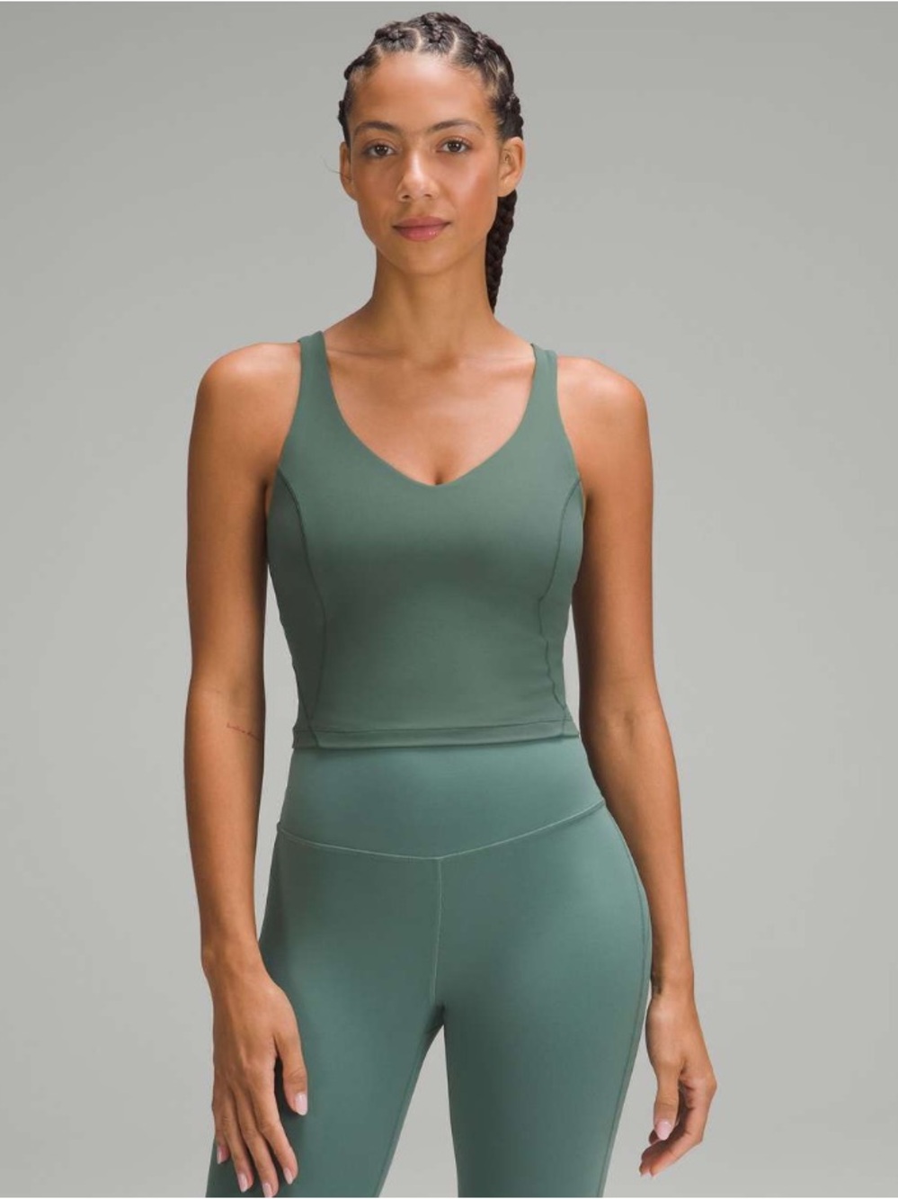 GUC Lululemon Align Tank Top *Light Support, C/D Cup. Color Dark Forest. Size 10